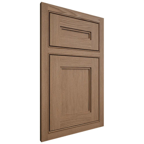 Shiloh Cabinetry Beaded Inset Scottsdale White Oak Plain Cut Medium Door