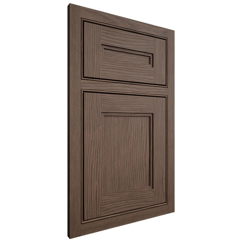 Shiloh Cabinetry Beaded Inset Scottsdale White Oak Plain Cut Mineral Door