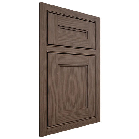 Shiloh Cabinetry Beaded Inset Scottsdale White Oak Plain Cut Mineral Door