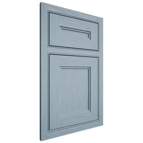 Shiloh Cabinetry Beaded Inset Scottsdale White Oak Plain Cut Sky Door