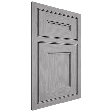 Shiloh Cabinetry Beaded Inset Scottsdale White Oak Plain Cut Stratus Door
