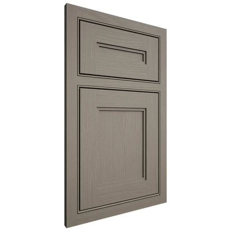 Shiloh Cabinetry Beaded Inset Scottsdale White Oak Plain Cut Thyme Door
