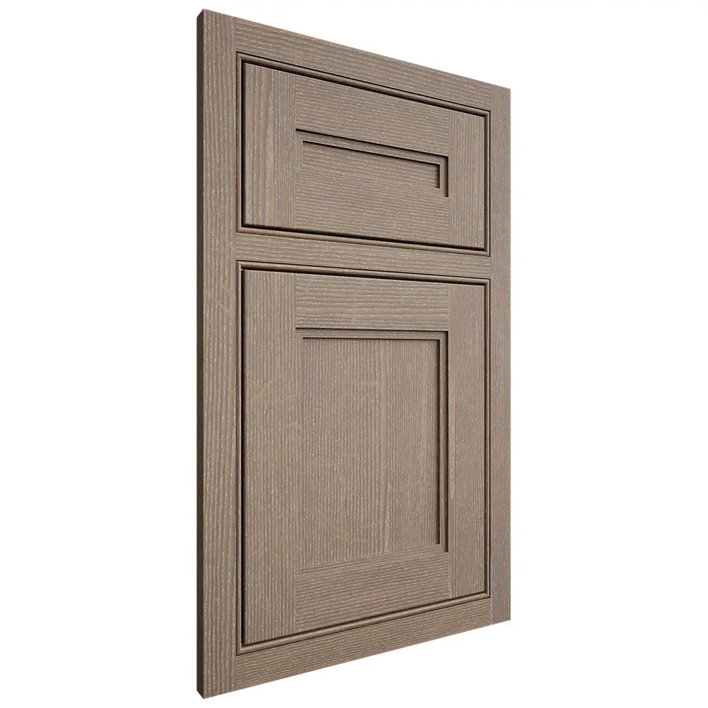 Shiloh Cabinetry Beaded Inset Scottsdale White Oak Quarter Sawn Almond Door