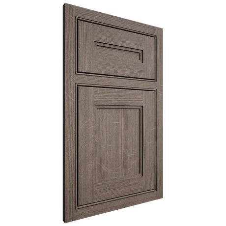 Shiloh Cabinetry Beaded Inset Scottsdale White Oak Quarter Sawn Clay Door