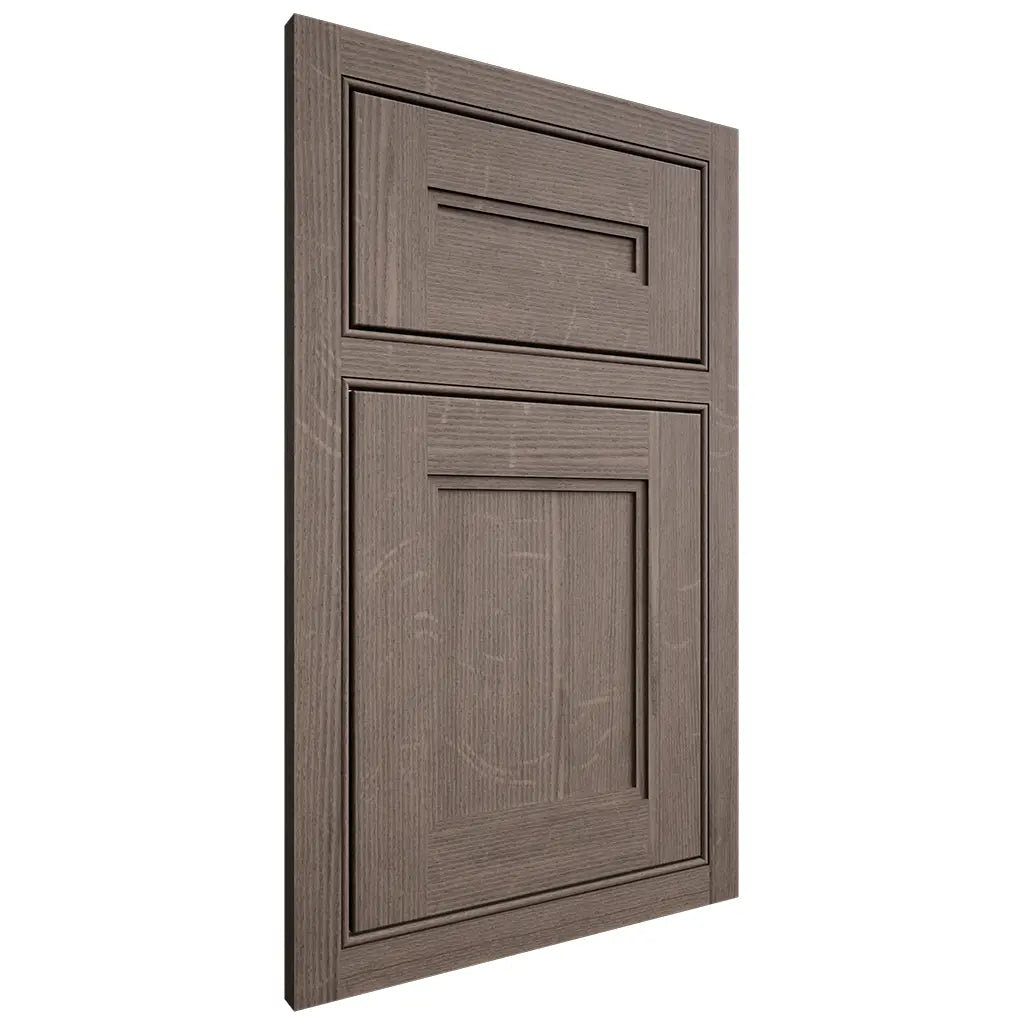 Shiloh Cabinetry Beaded Inset Scottsdale White Oak Quarter Sawn Clay Door