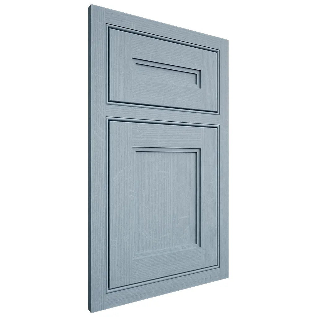 Shiloh Cabinetry Beaded Inset Scottsdale White Oak Quarter Sawn Sky Door