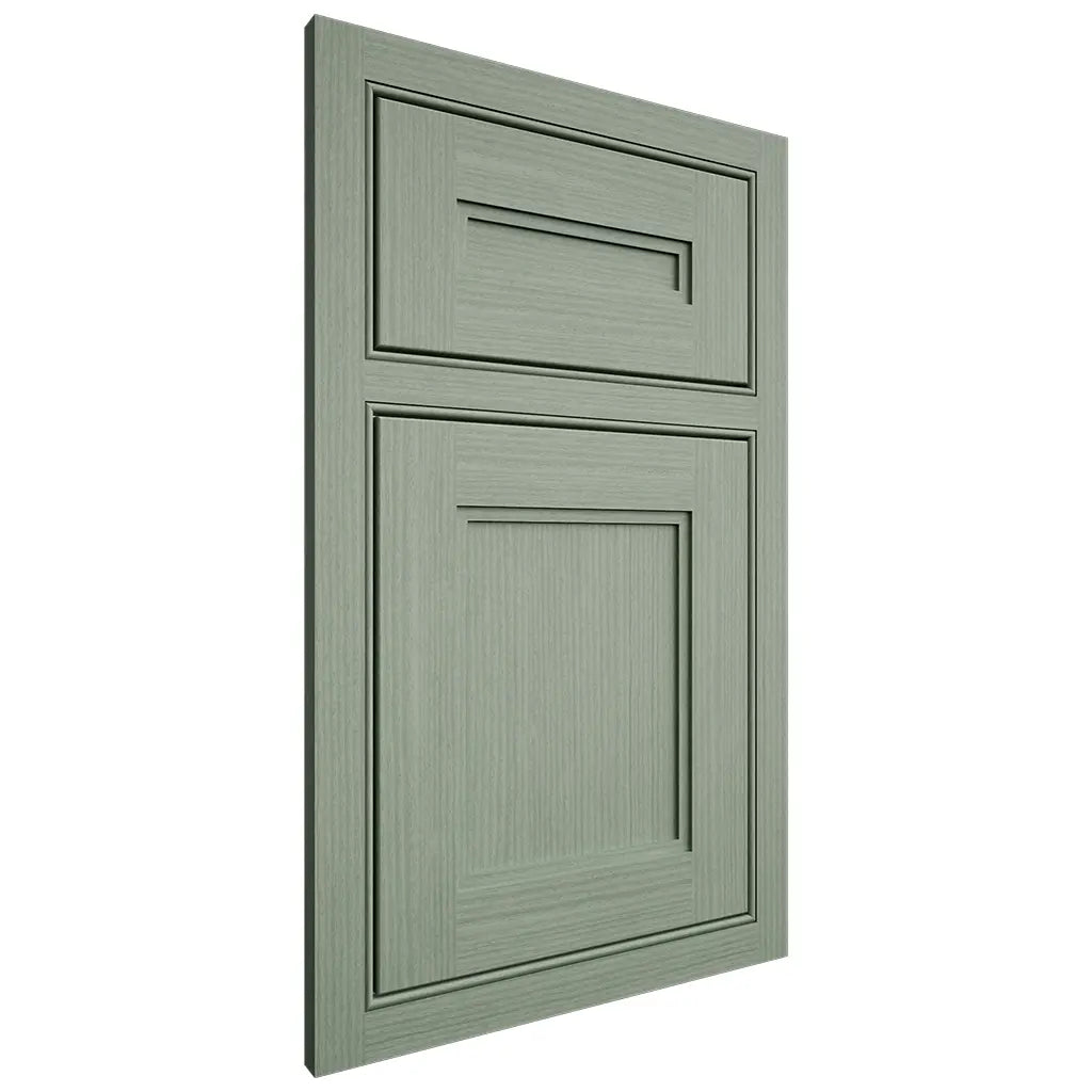 Shiloh Cabinetry Beaded Inset Scottsdale White Oak Rift Cut Moss Door