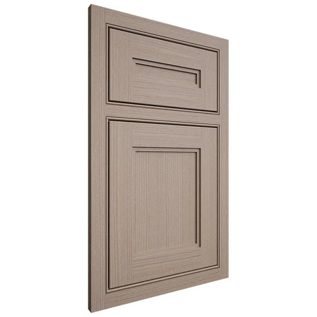 Shiloh Cabinetry Beaded Inset Scottsdale White Oak Rift Cut Whitewash Door