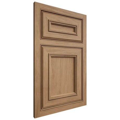 Shiloh Cabinetry Beaded Inset Shelby Alder Plain Cut Dusty Road Door