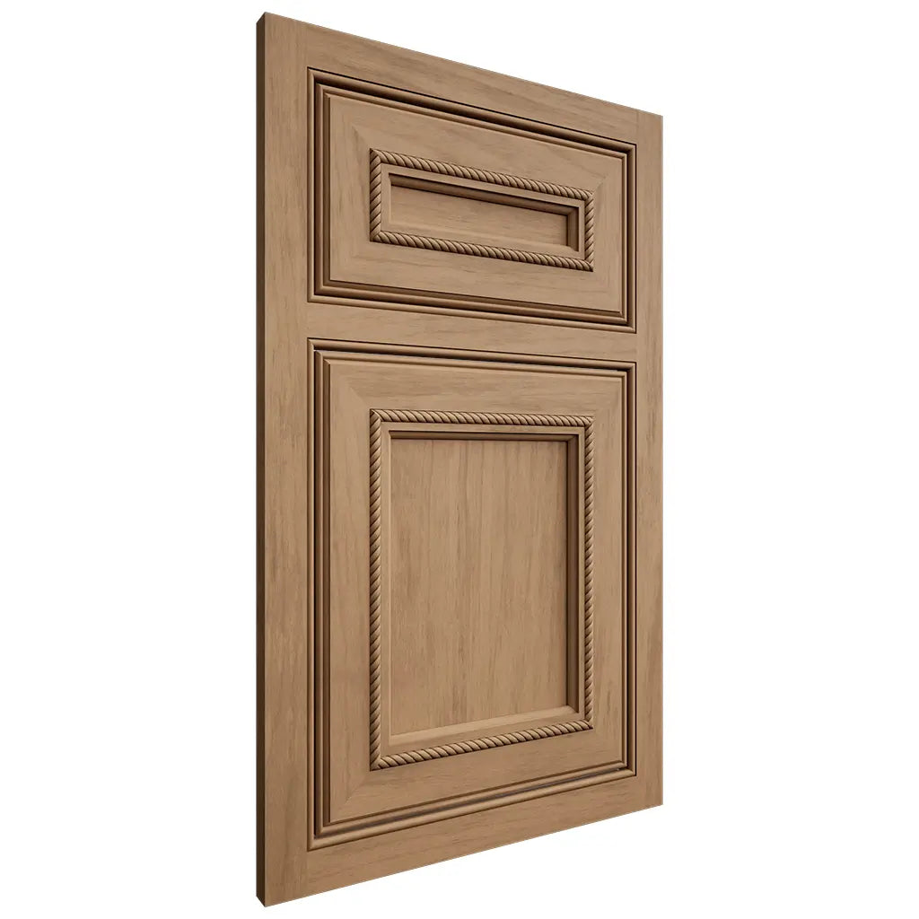 Shiloh Cabinetry Beaded Inset Shelby Alder Plain Cut Dusty Road Door