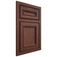 Shiloh Cabinetry Beaded Inset Shelby Cherry Plain Cut Bourbon Door
