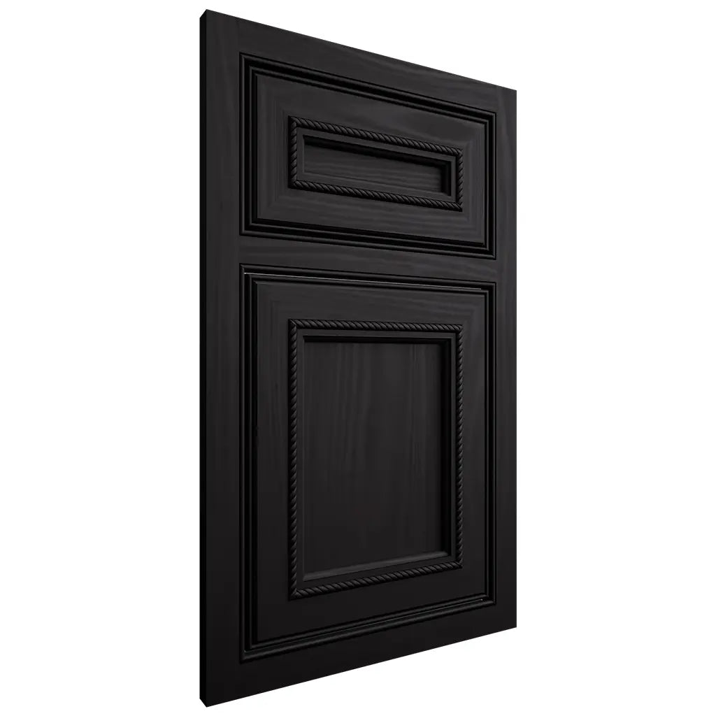 Shiloh Cabinetry Beaded Inset Shelby Cherry Plain Cut Espresso Door