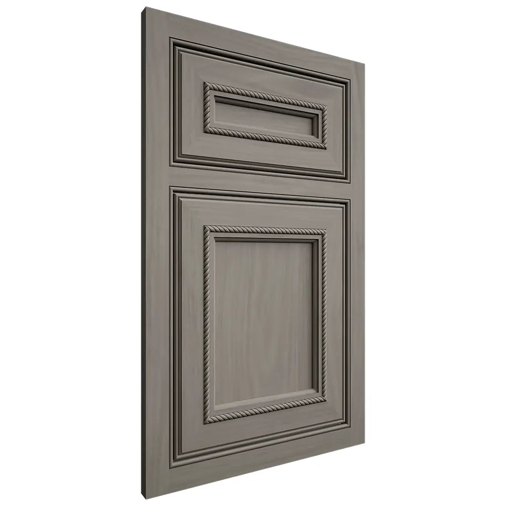 Shiloh Cabinetry Beaded Inset Shelby Cherry Plain Cut Thyme Door