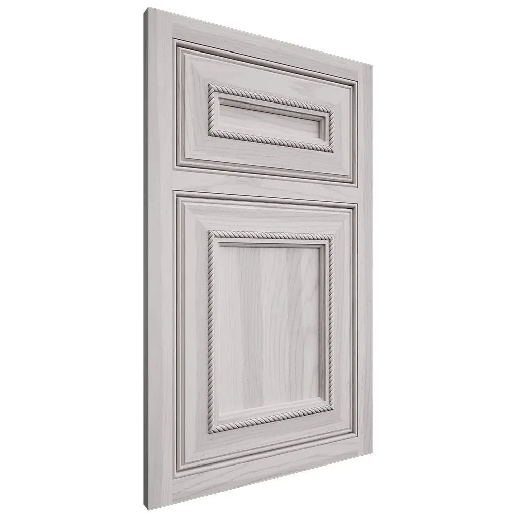 Shiloh Cabinetry Beaded Inset Shelby Hickory Plain Cut Cotton Door