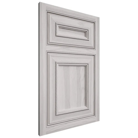 Shiloh Cabinetry Beaded Inset Shelby Hickory Plain Cut Cotton Door