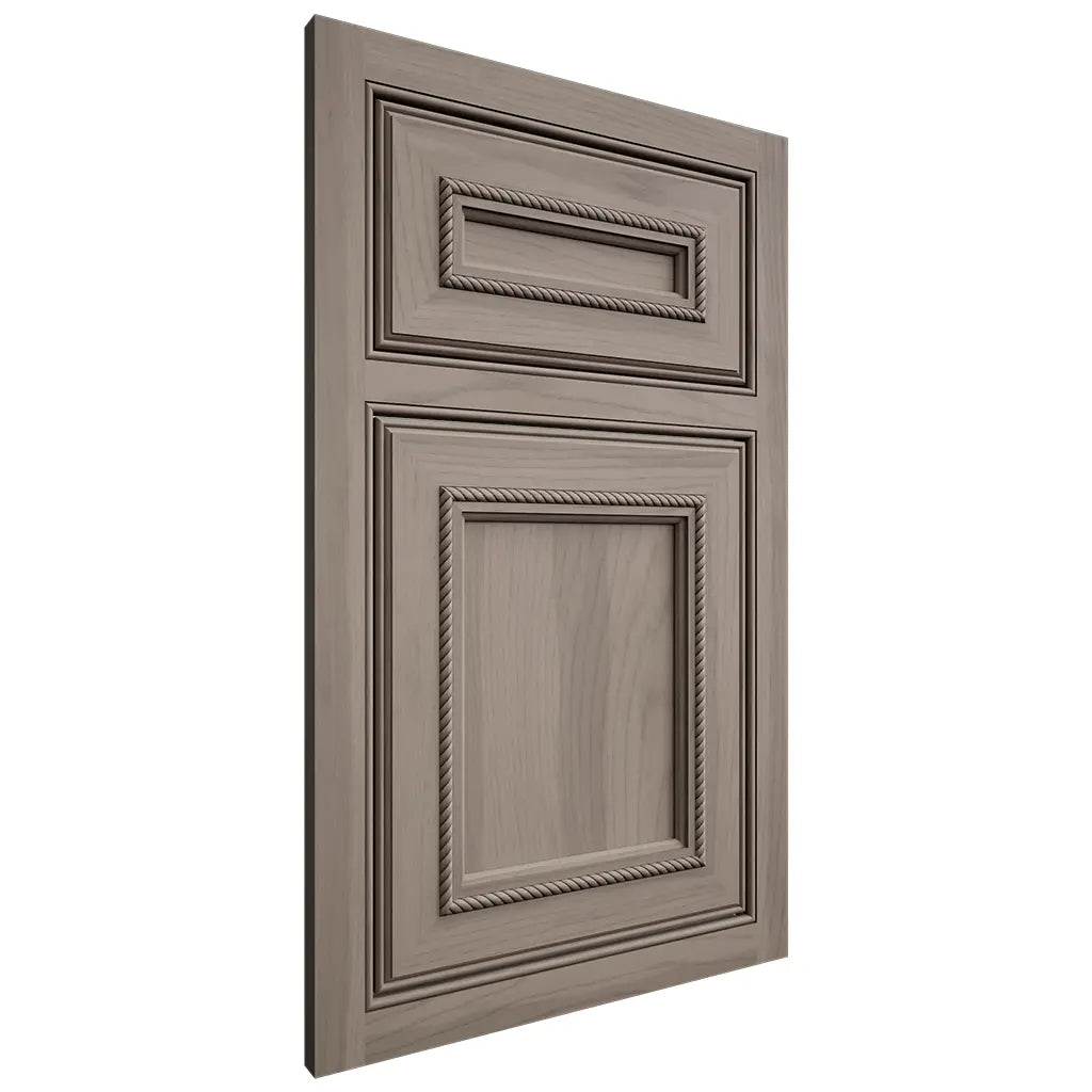 Shiloh Cabinetry Beaded Inset Shelby Hickory Plain Cut Sterling Door