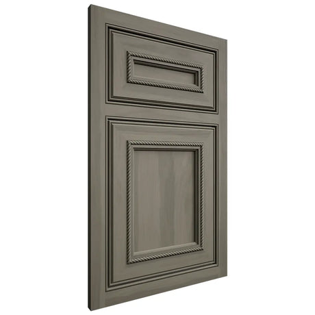 Shiloh Cabinetry Beaded Inset Shelby Hickory Plain Cut Thyme Door