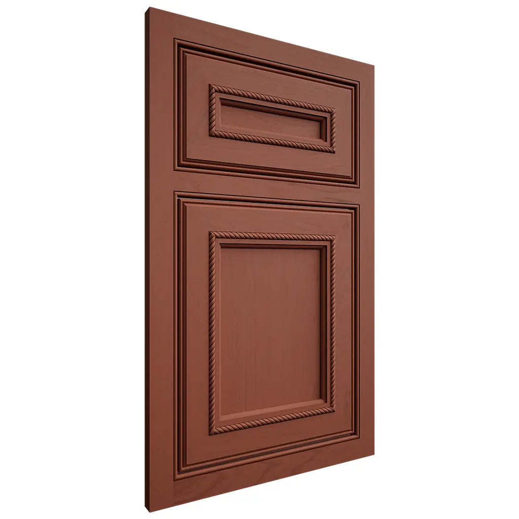 Shiloh Cabinetry Beaded Inset Shelby Maple Plain Cut Cayenne Door