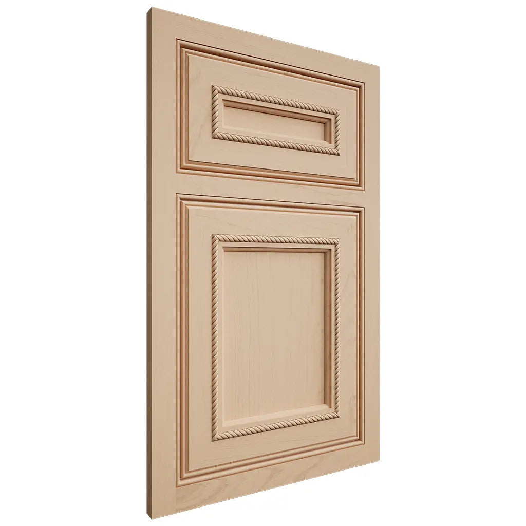 Shiloh Cabinetry Beaded Inset Shelby Maple Plain Cut Natural Door