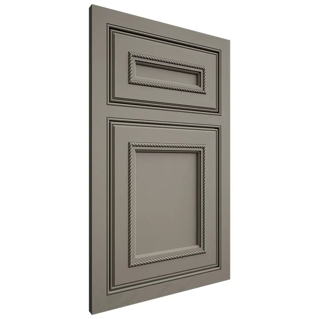Shiloh Cabinetry Beaded Inset Shelby Maple Plain Cut Thyme Door