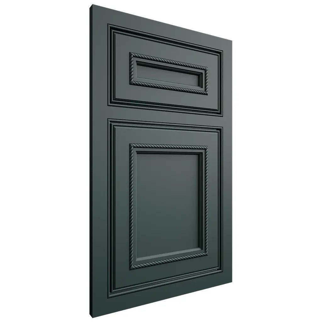 Shiloh Cabinetry Beaded Inset Shelby Paintable Billiard Green Door