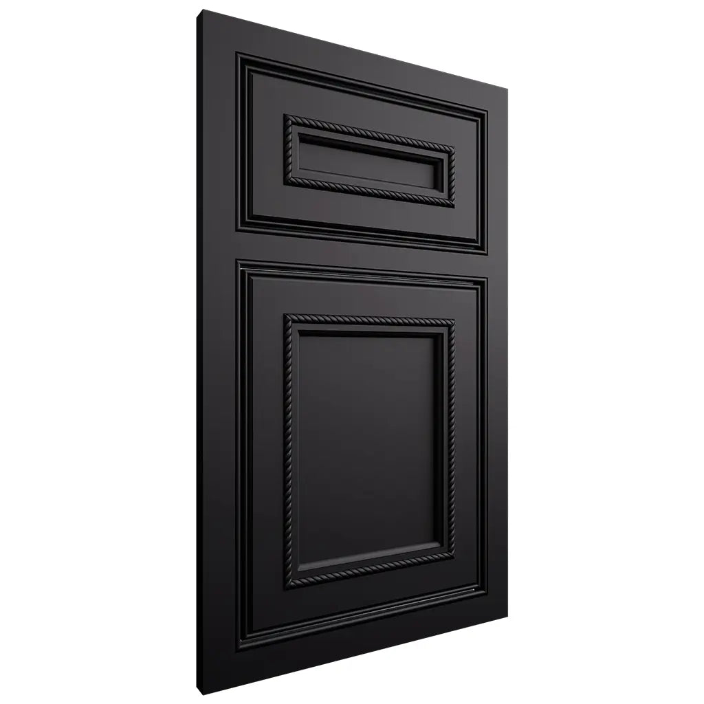 Shiloh Cabinetry Beaded Inset Shelby Paintable Black Door