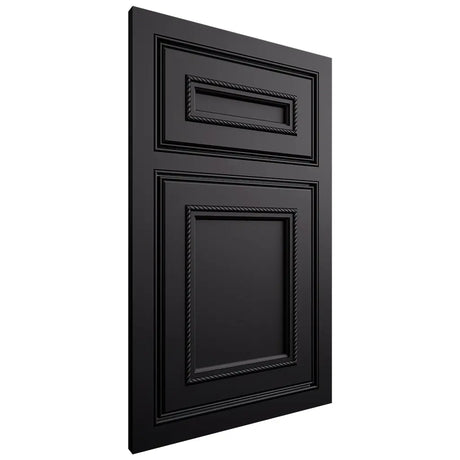 Shiloh Cabinetry Beaded Inset Shelby Paintable Black Door