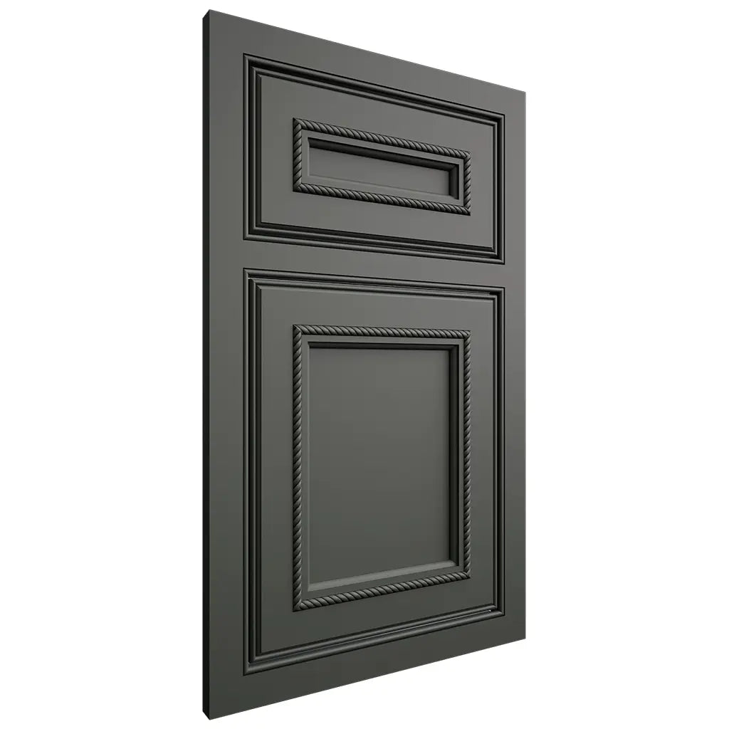 Shiloh Cabinetry Beaded Inset Shelby Paintable Pewter Green Door