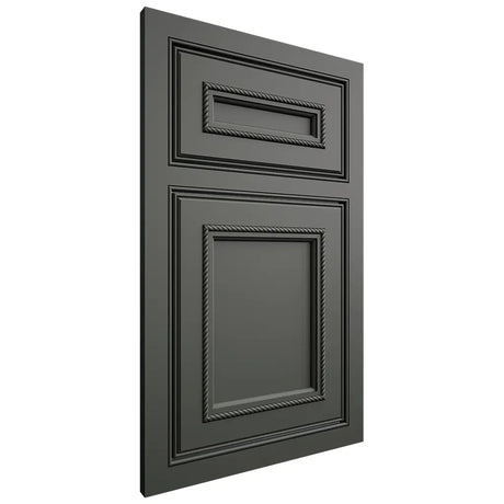 Shiloh Cabinetry Beaded Inset Shelby Paintable Pewter Green Door