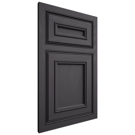 Shiloh Cabinetry Beaded Inset Shelby Poplar Plain Cut Cadet Door