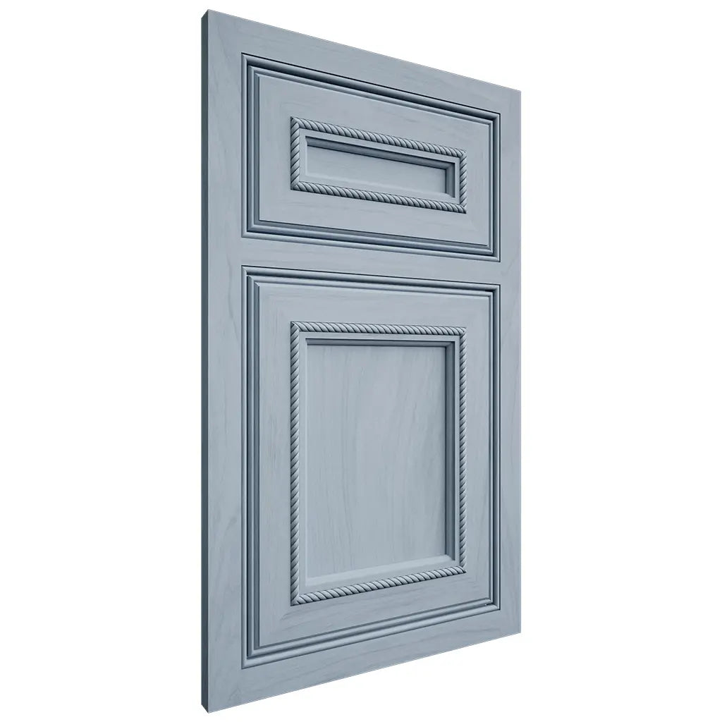 Shiloh Cabinetry Beaded Inset Shelby Poplar Plain Cut Sky Door