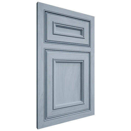 Shiloh Cabinetry Beaded Inset Shelby Poplar Plain Cut Sky Door