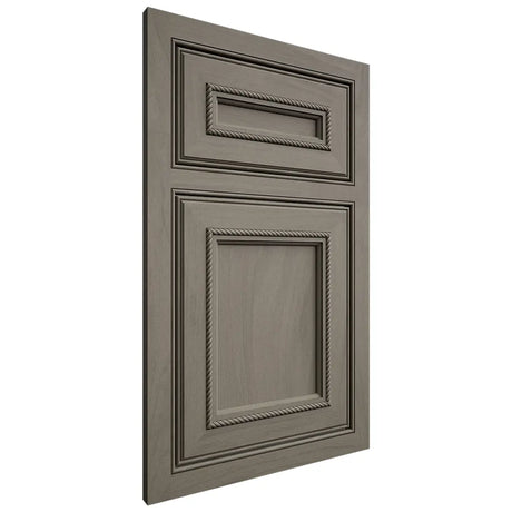 Shiloh Cabinetry Beaded Inset Shelby Poplar Plain Cut Thyme Door