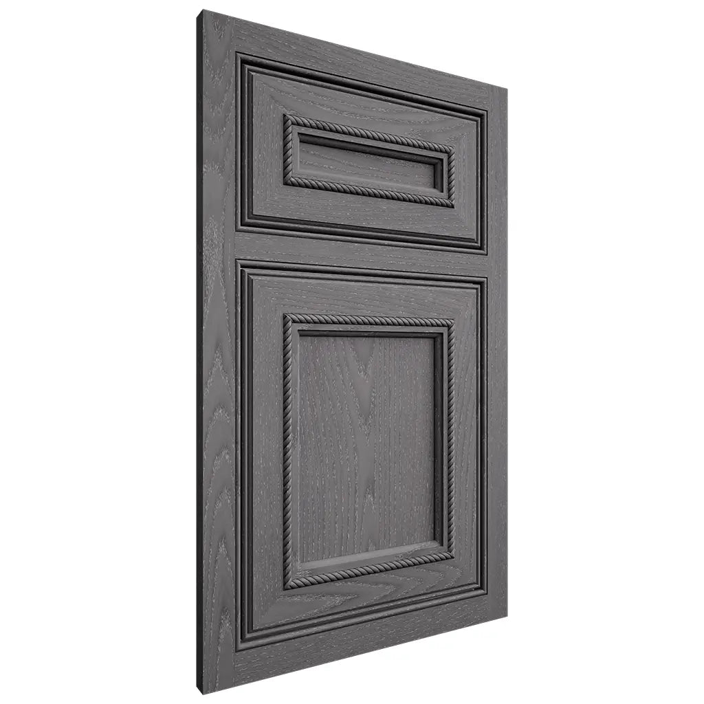 Shiloh Cabinetry Beaded Inset Shelby Red Oak Plain Cut Cadet Door