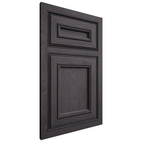 Shiloh Cabinetry Beaded Inset Shelby Red Oak Plain Cut Harbor Door