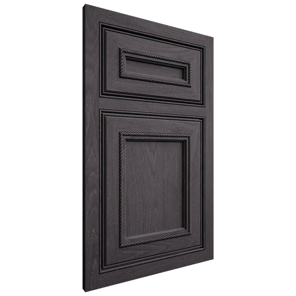 Shiloh Cabinetry Beaded Inset Shelby Red Oak Plain Cut Harbor Door