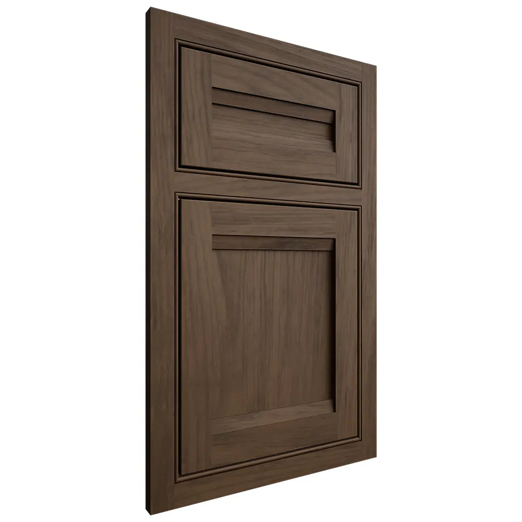 Shiloh Cabinetry Beaded Inset Somerset Alder Plain Cut Caviar Door