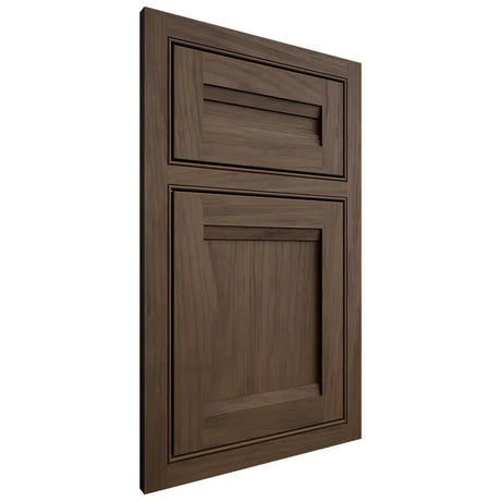 Shiloh Cabinetry Beaded Inset Somerset Alder Plain Cut Caviar Door