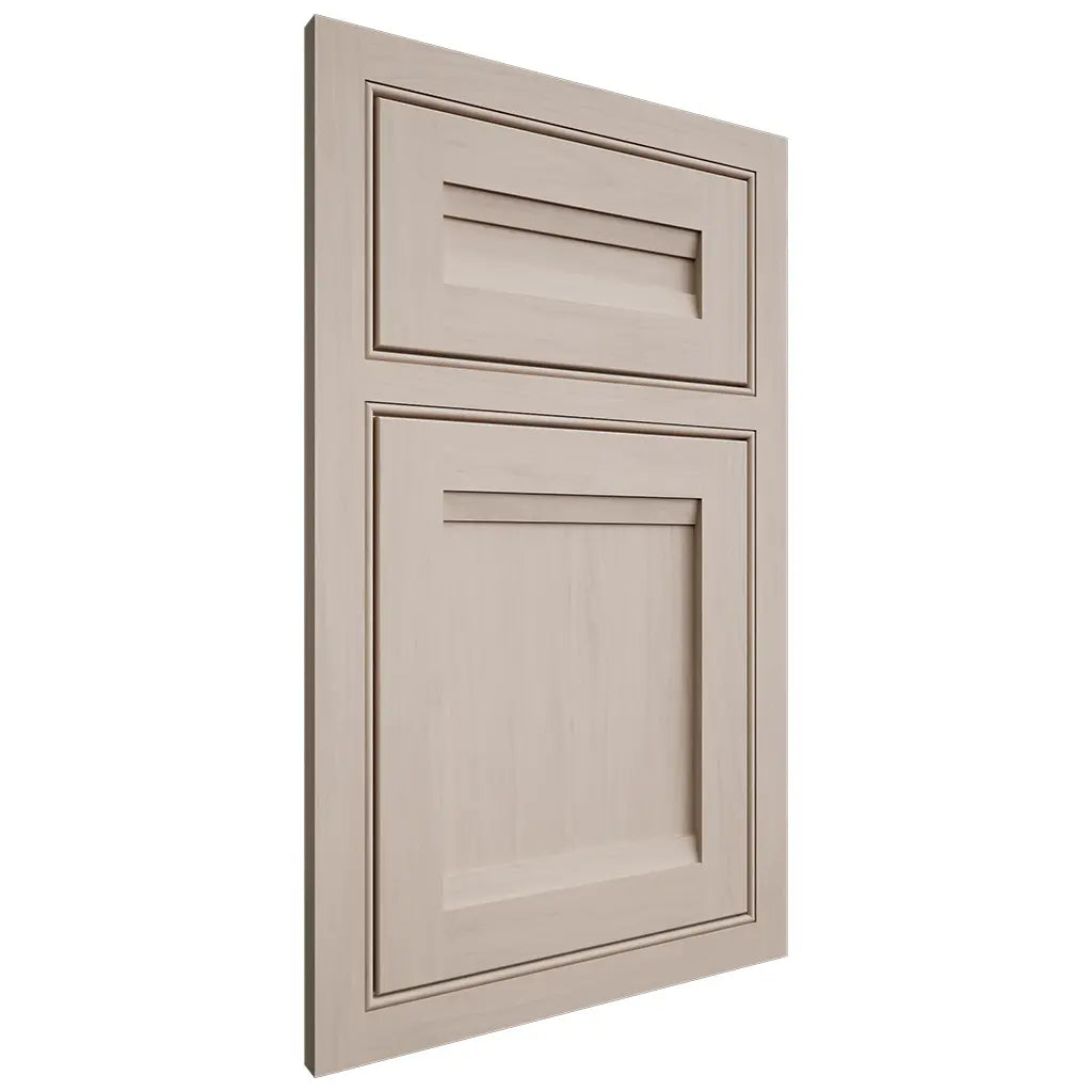 Shiloh Cabinetry Beaded Inset Somerset Alder Plain Cut White Sands Door