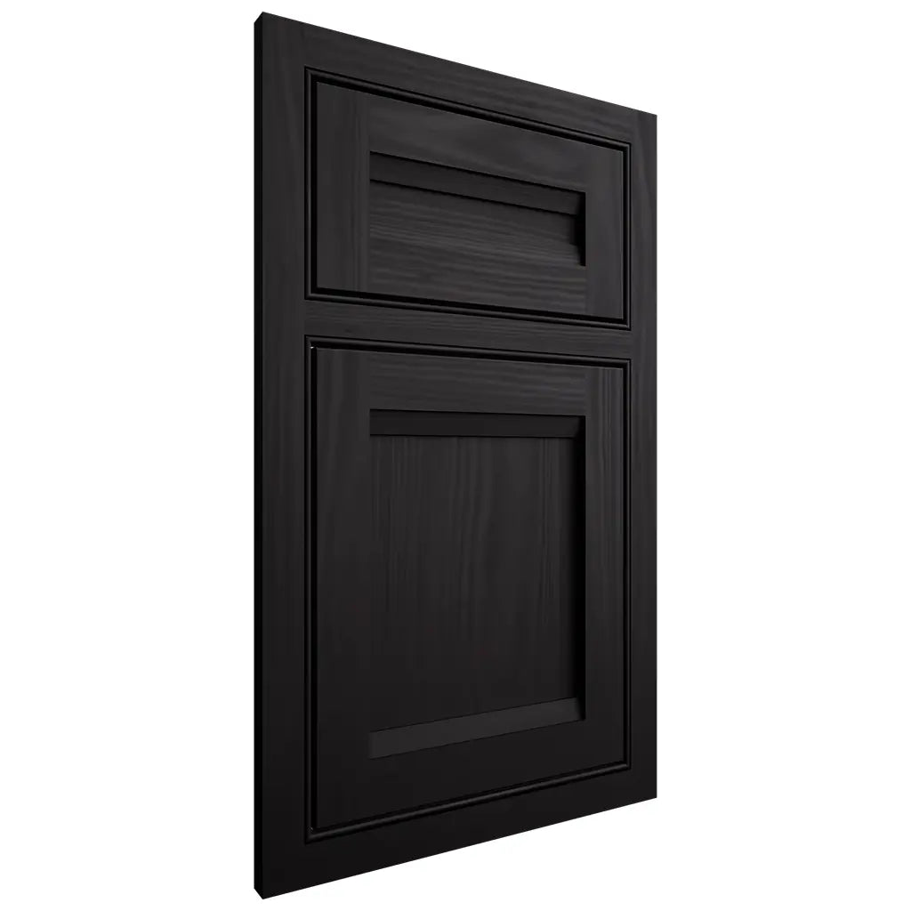 Shiloh Cabinetry Beaded Inset Somerset Cherry Plain Cut Espresso Door