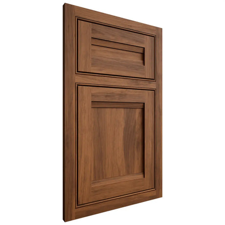 Shiloh Cabinetry Beaded Inset Somerset Hickory Plain Cut Burnt Sugar Door