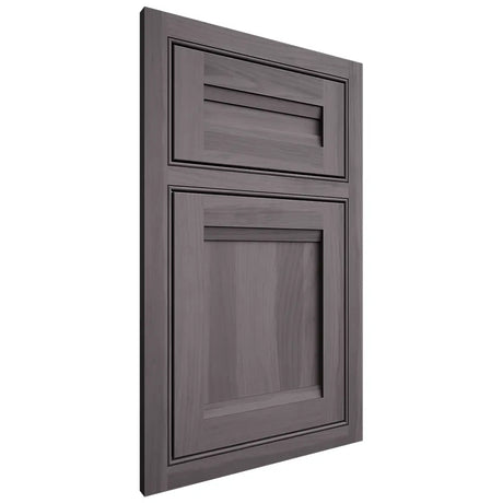 Shiloh Cabinetry Beaded Inset Somerset Hickory Plain Cut Cadet Door
