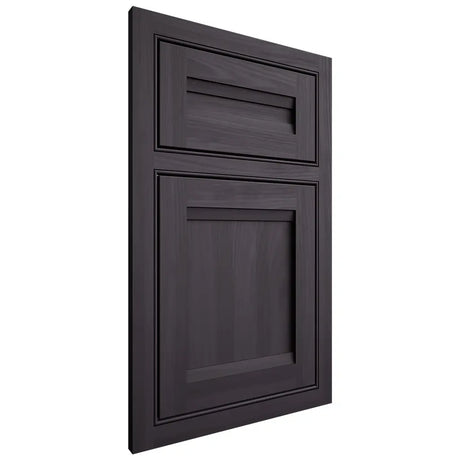 Shiloh Cabinetry Beaded Inset Somerset Hickory Plain Cut Harbor Door