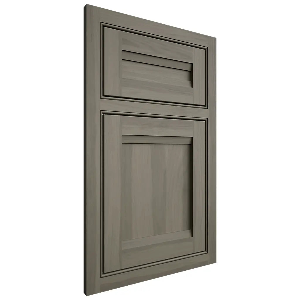 Shiloh Cabinetry Beaded Inset Somerset Hickory Plain Cut Thyme Door