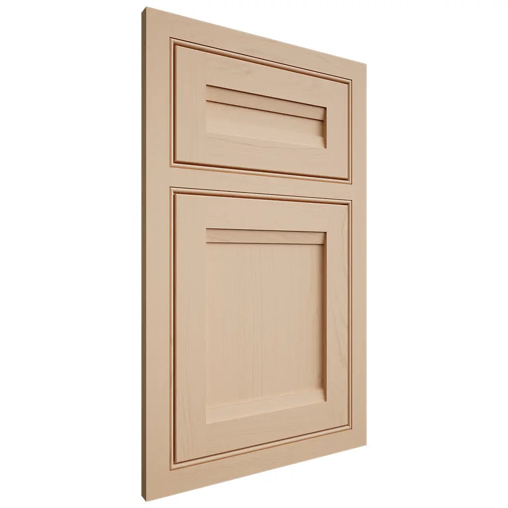 Shiloh Cabinetry Beaded Inset Somerset Maple Plain Cut Natural Door
