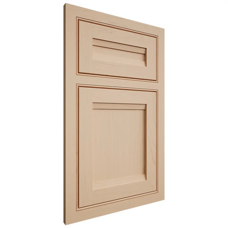 Shiloh Cabinetry Beaded Inset Somerset Maple Plain Cut Natural Door