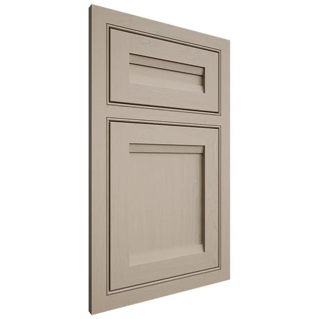 Shiloh Cabinetry Beaded Inset Somerset Maple Plain Cut Pebble Door