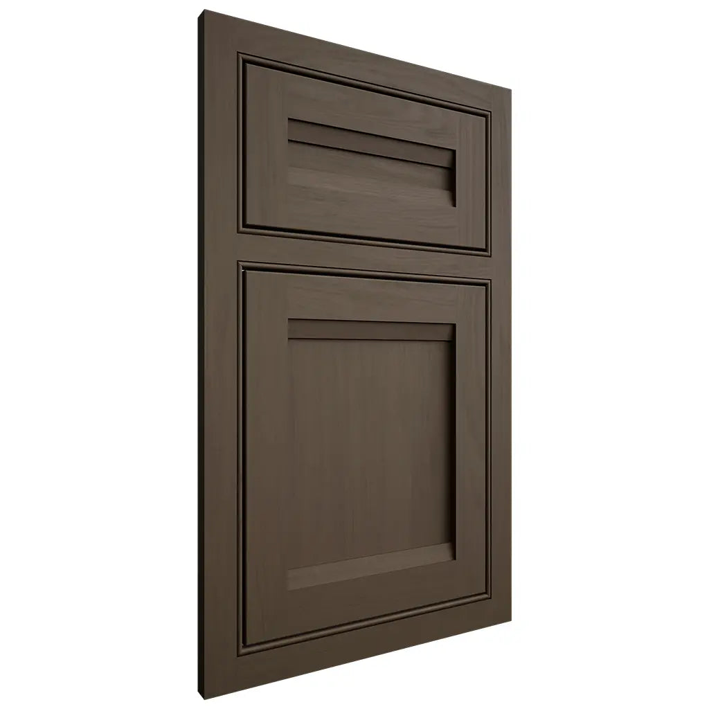 Shiloh Cabinetry Beaded Inset Somerset Maple Plain Cut Perfect Brown Door