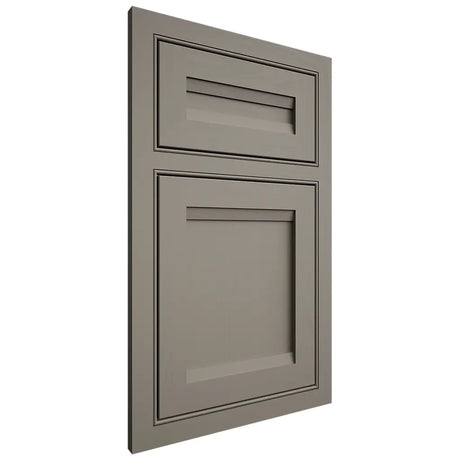 Shiloh Cabinetry Beaded Inset Somerset Maple Plain Cut Thyme Door
