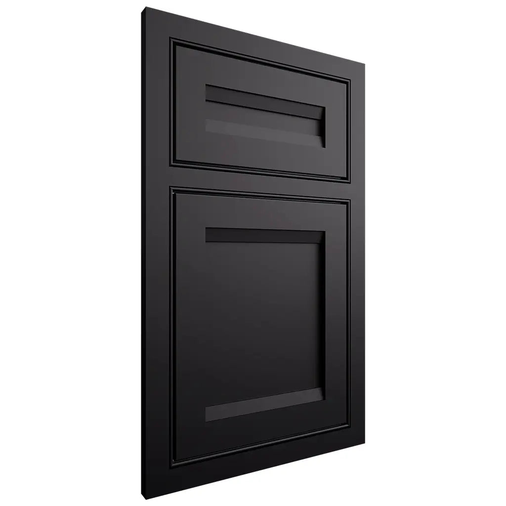 Shiloh Cabinetry Beaded Inset Somerset Paintable Black Door
